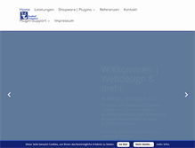 Tablet Screenshot of bluewolf-produktion.de